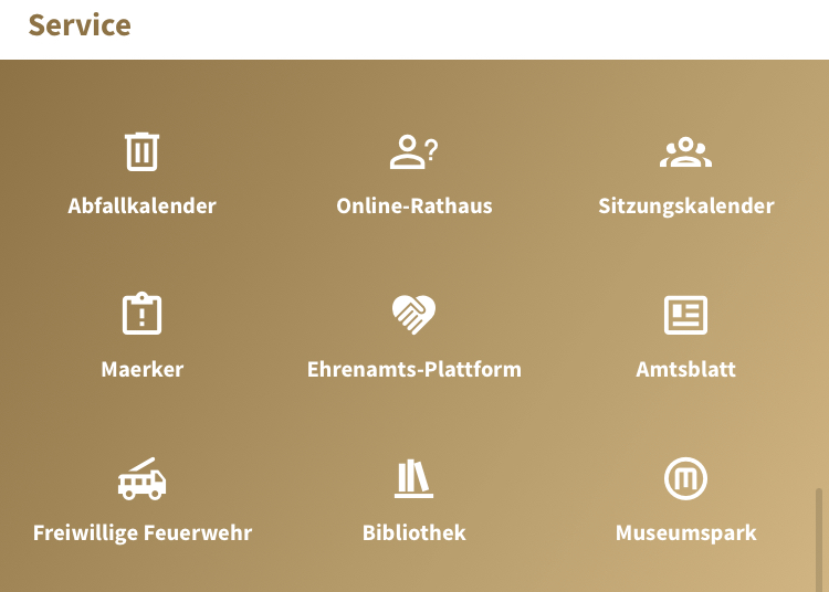Rüdersdorf-App homeService